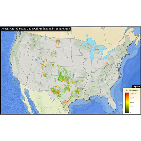 U.S. Natural Gas Liquids Infrastructure Printed Map Updated January 2019 production insert