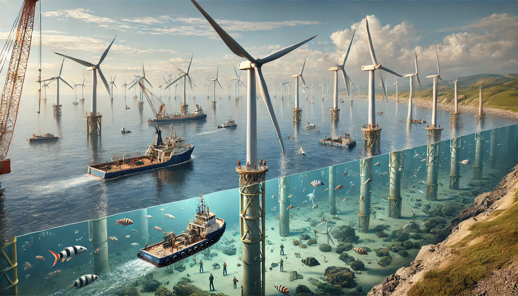 Offshore Wind Farms: Overcoming Environmental and Technical Challenges